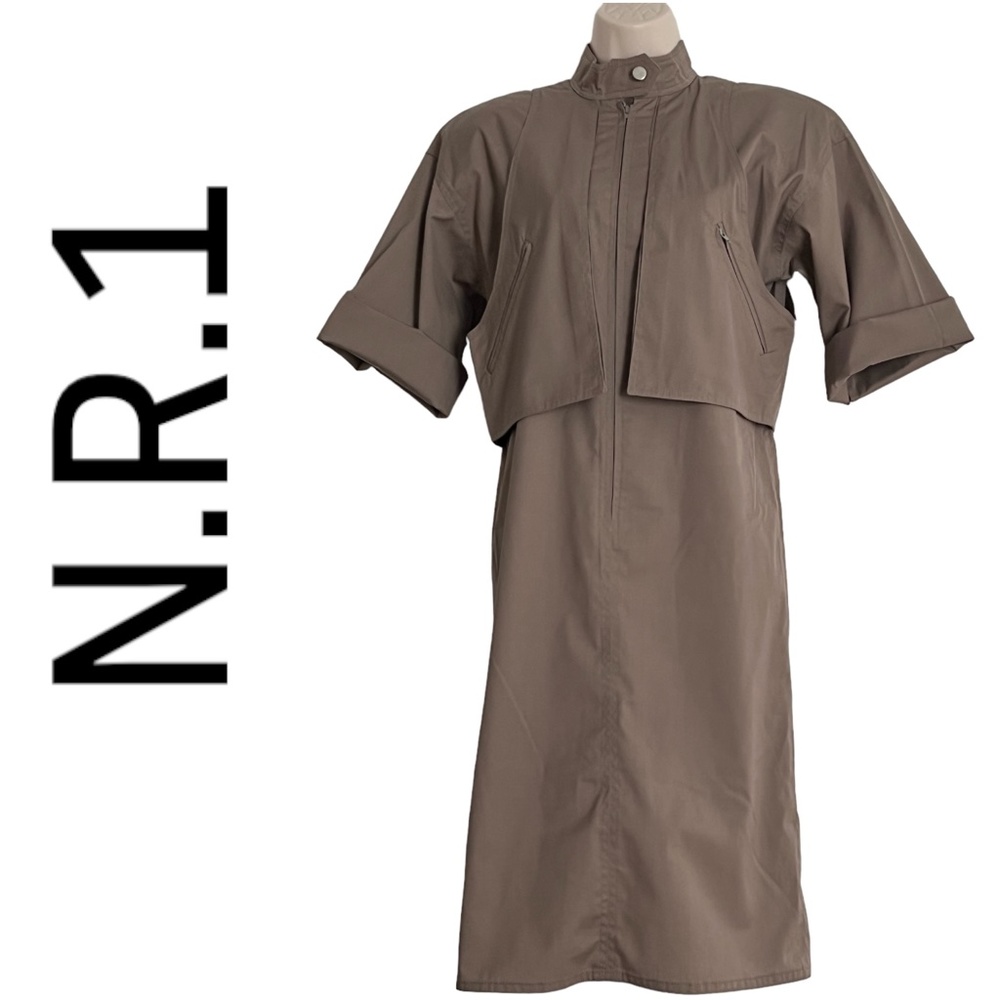 Women's vintage safari dress